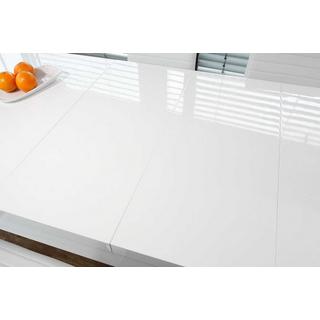 mutoni Tavolo da pranzo 180-260x90cm bianco  