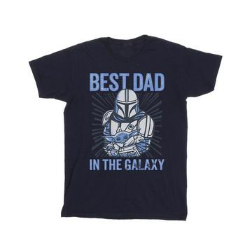 Mandalorian Best Dad Galaxy TShirt