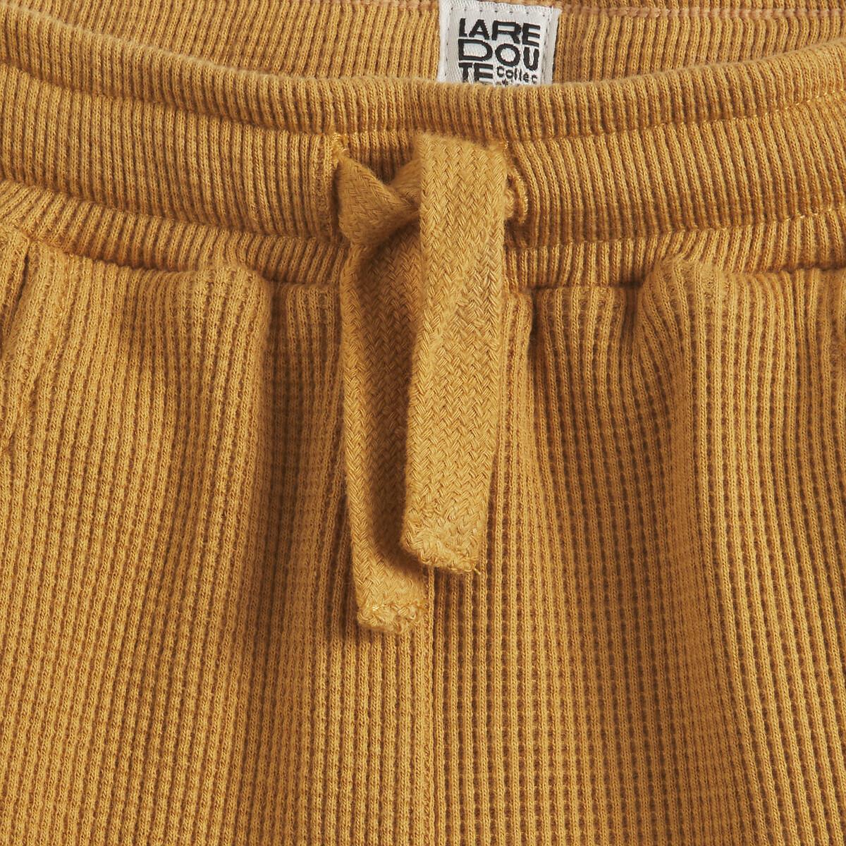 La Redoute Collections  Lot de 2 shorts en maille nid d'abeille 