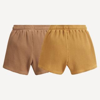 La Redoute Collections  Lot de 2 shorts en maille nid d'abeille 