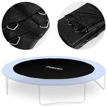 Trampolinmatte für Gartentrampolin 366–374 cm (12 Fuß) mit 64 Federn

Strapazierfähiger Teppich mit hoher Sprungkraft
Diese strapazierfähige und dicht gewebte Matte ist für Gartentrampoline konzipiert. Ausgestattet mit starken und langlebigen Befestigu