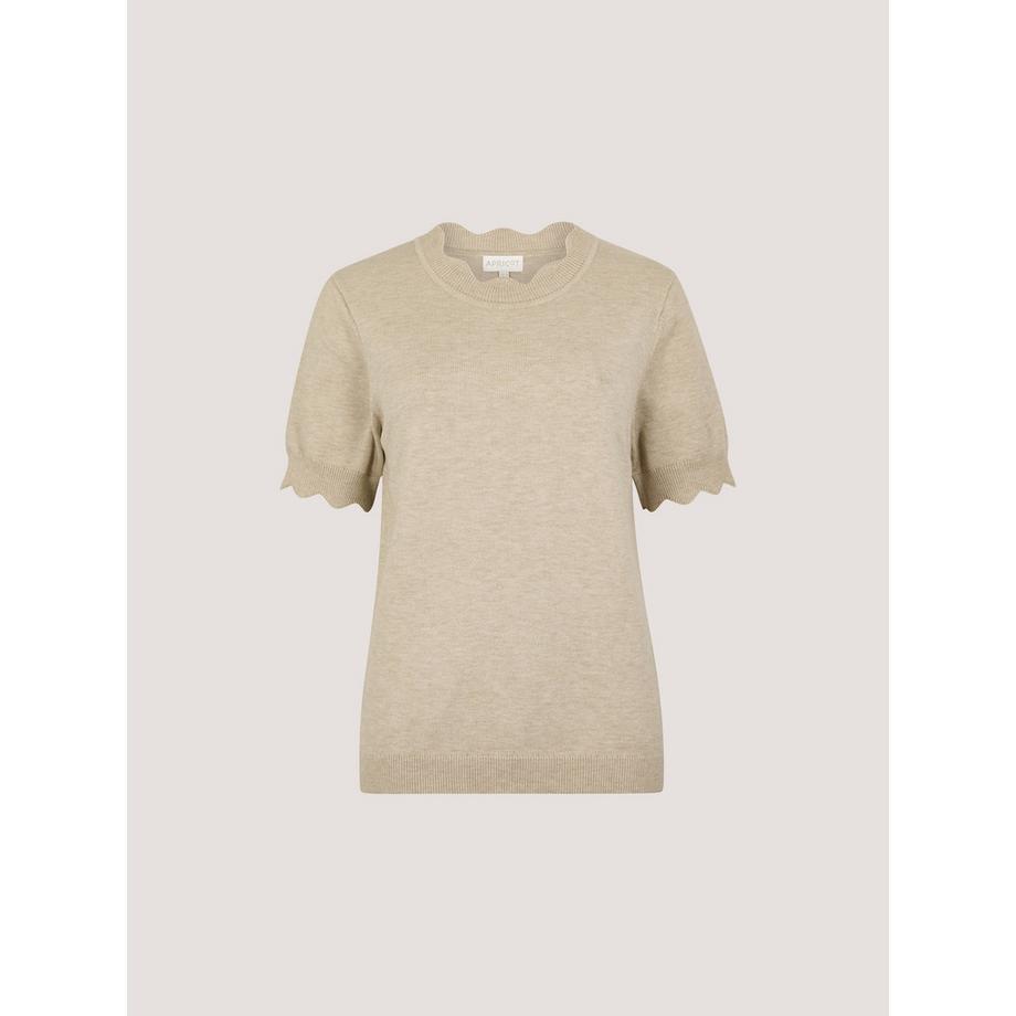 APRICOT T-Shirt mit Wellenrand  