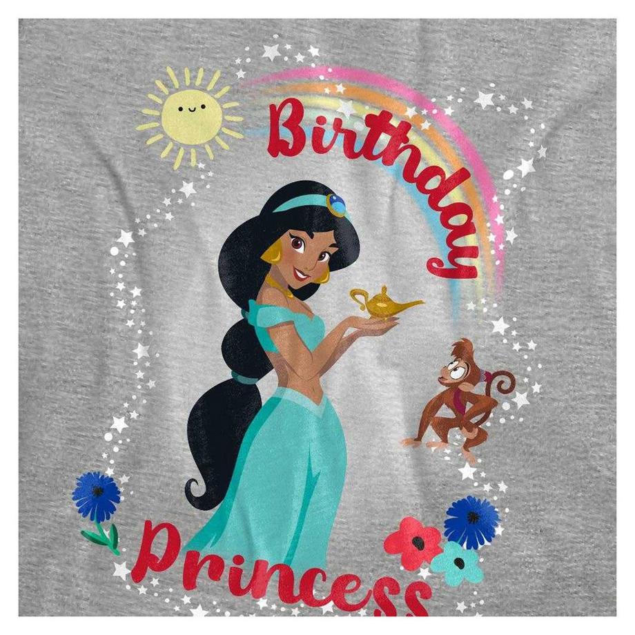 Aladdin  T-ShirtMotif Jasmine Et Abu Birthday Princess 