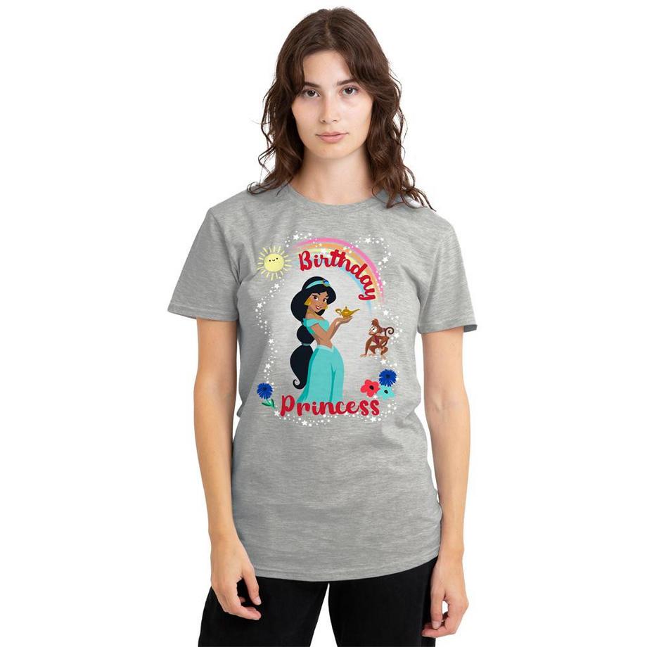 Aladdin  T-ShirtMotif Jasmine Et Abu Birthday Princess 