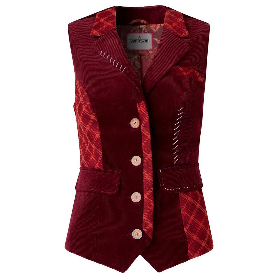 Joe Browns Gilet Mix-and-Match Dahlia  