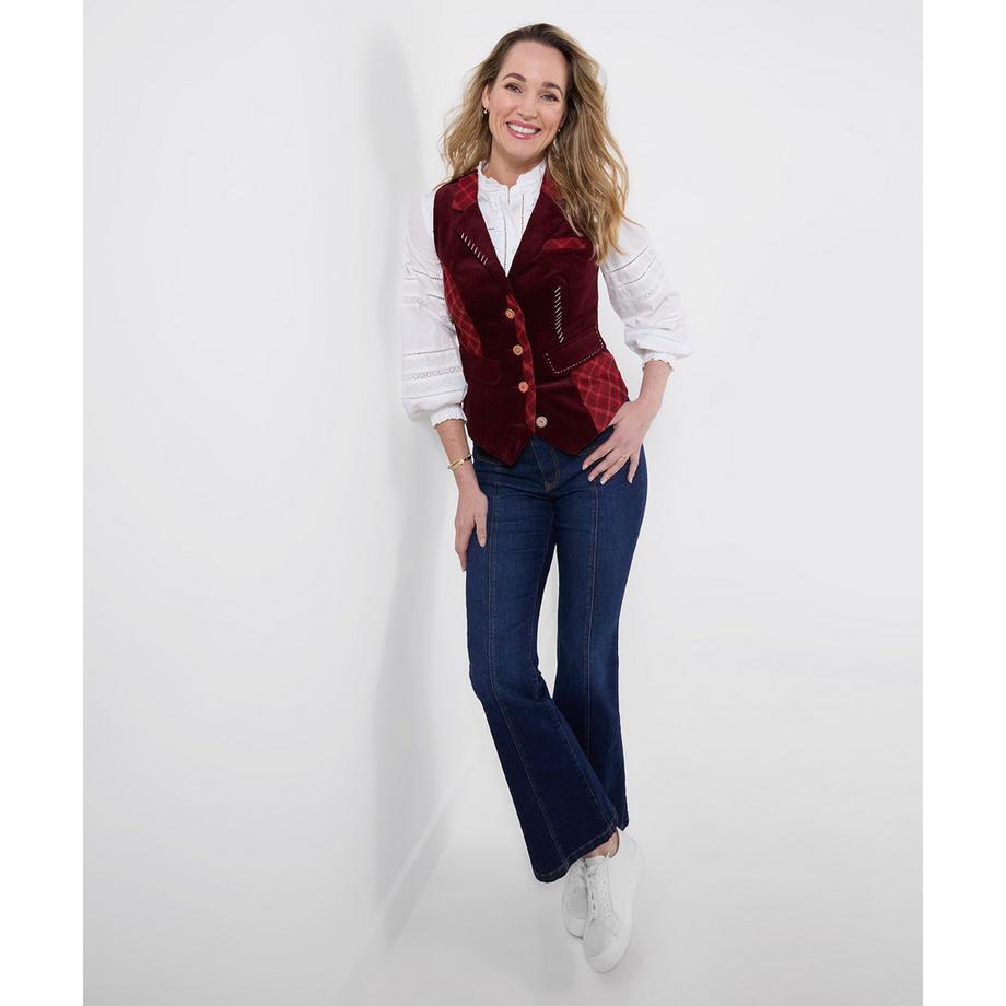 Joe Browns Gilet Mix-and-Match Dahlia  