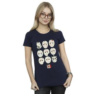Friday The 13th Jason Masks T-Shirt  