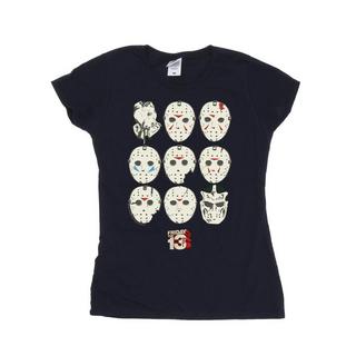 Friday The 13th Jason Masks T-Shirt  