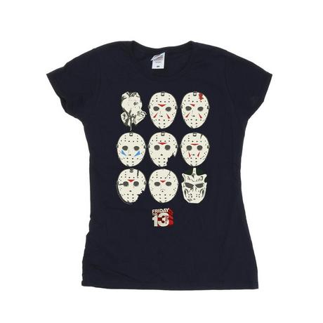 Friday The 13th Jason Masks T-Shirt  