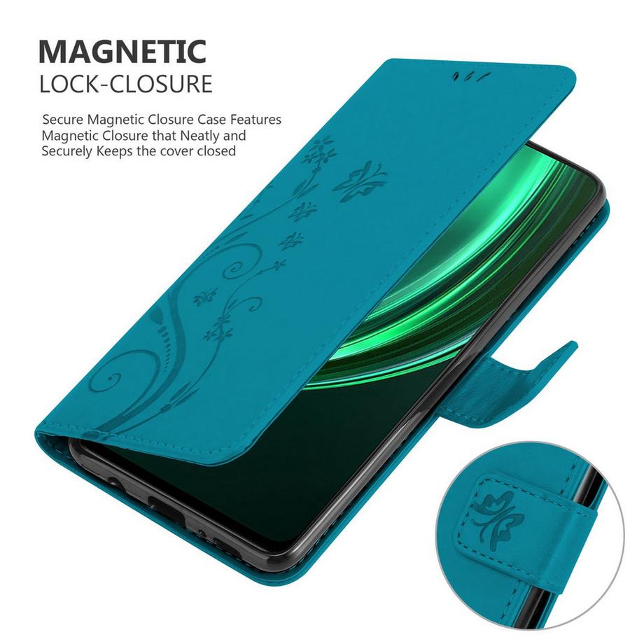 Cadorabo  Realme 13 Hülle mit Blumen Muster 