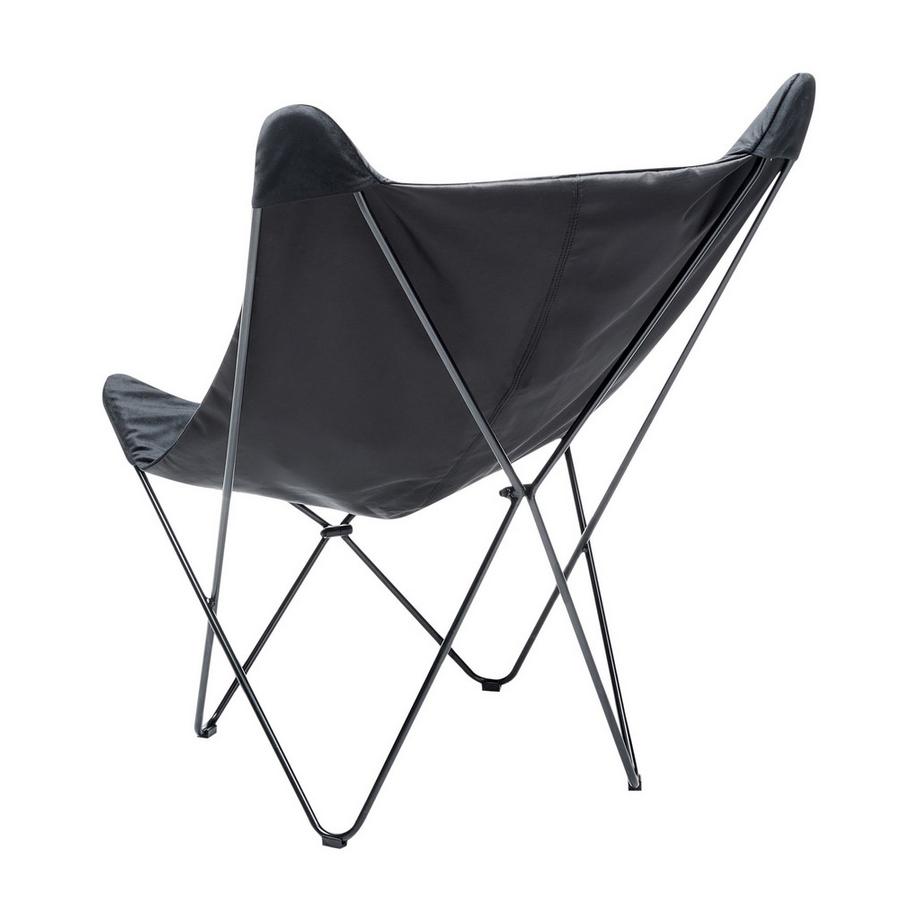 Beliani Poltrona en Velluto Retrò NYBRO  