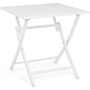 Garten Klapptisch Elin weiss LH30 70x70