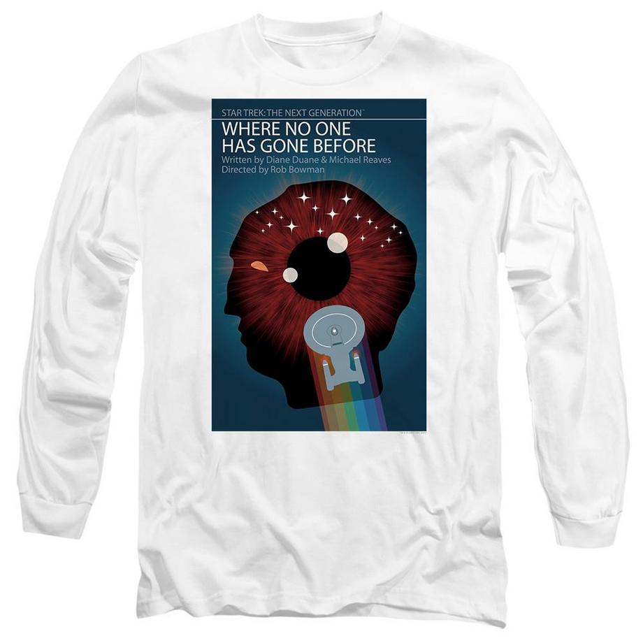 Star Trek Star Trek The Next Generation Stagione 1 Episodio 6 T-Shirt Maniche Lunghe  