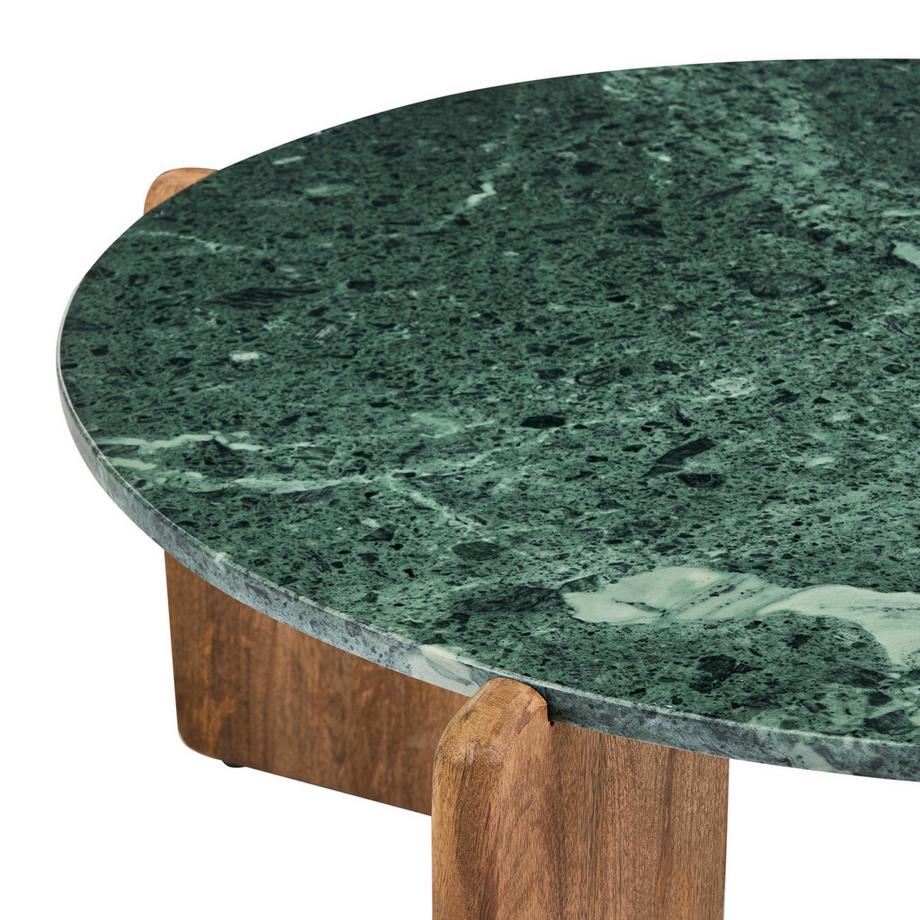 Beliani Couchtisch aus Marmor Modern LUNO  