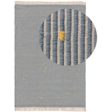 Kinderteppich Bruno Blau