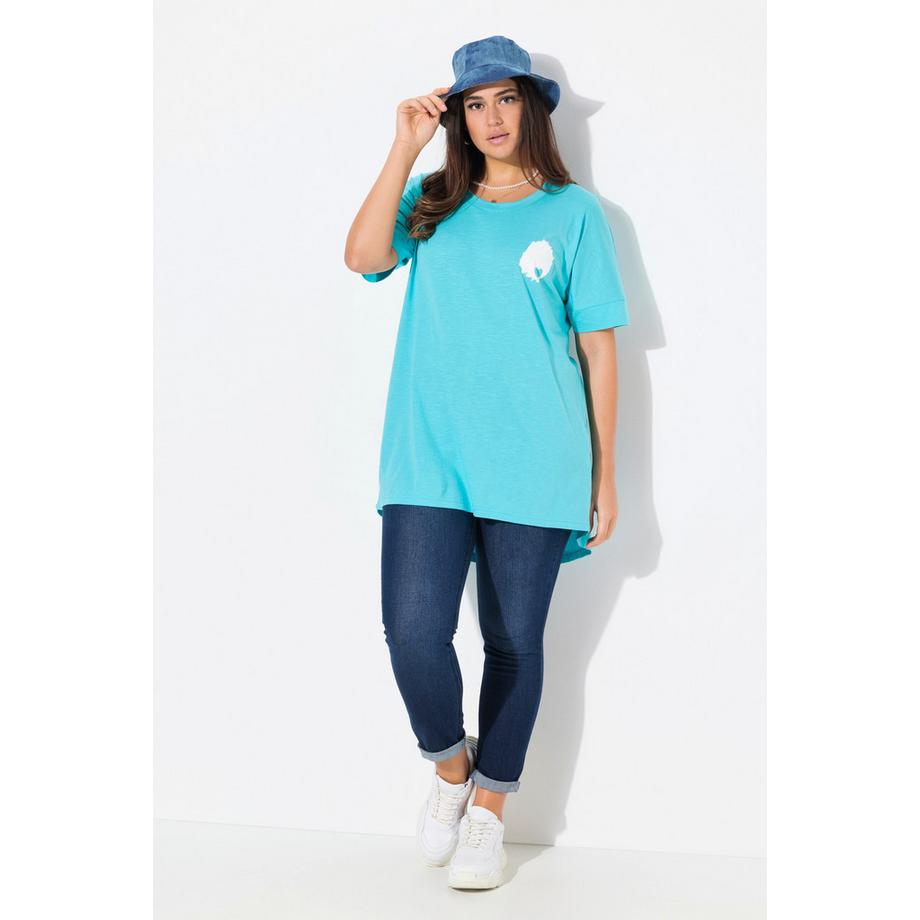 Ulla Popken T-shirt Oversize avec Imprimé Très Chic au Dos  