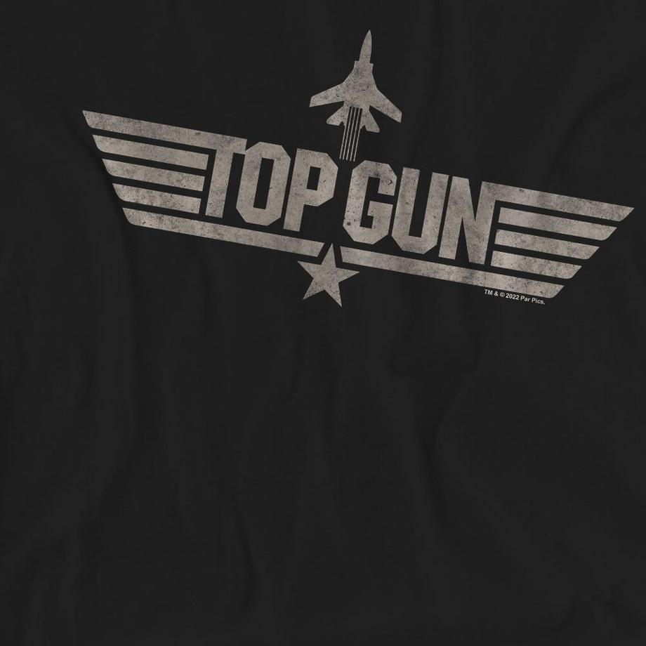Top Gun Top Gun Logo Print T-Shirt  