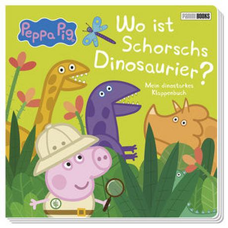 Peppa Pig: Wo ist Schorschs Dinosaurier? - Mein dinostarkes Klappenbuch Panini Couverture rigide 