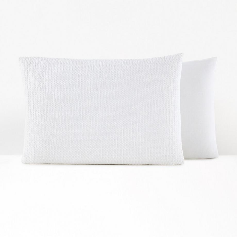 La Redoute Intérieurs Fodera per cuscino in cotone lavato a nido d'ape  