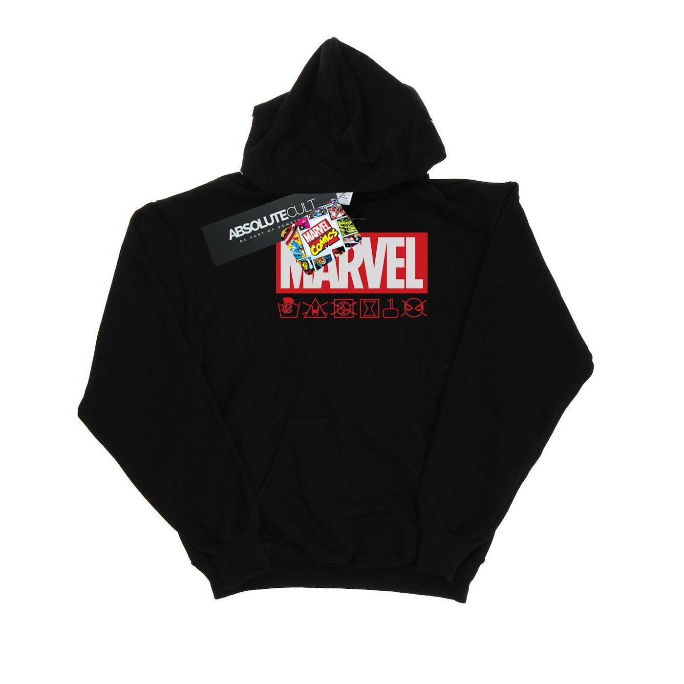 MARVEL  Sweat à capuche LOGO WASH CARE 