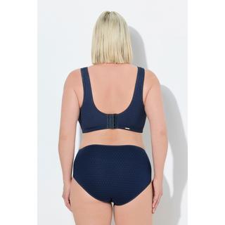 Ulla Popken Reggiseno Sostenitivo Pois Pizzo senza Ferretto Coppa C-F  