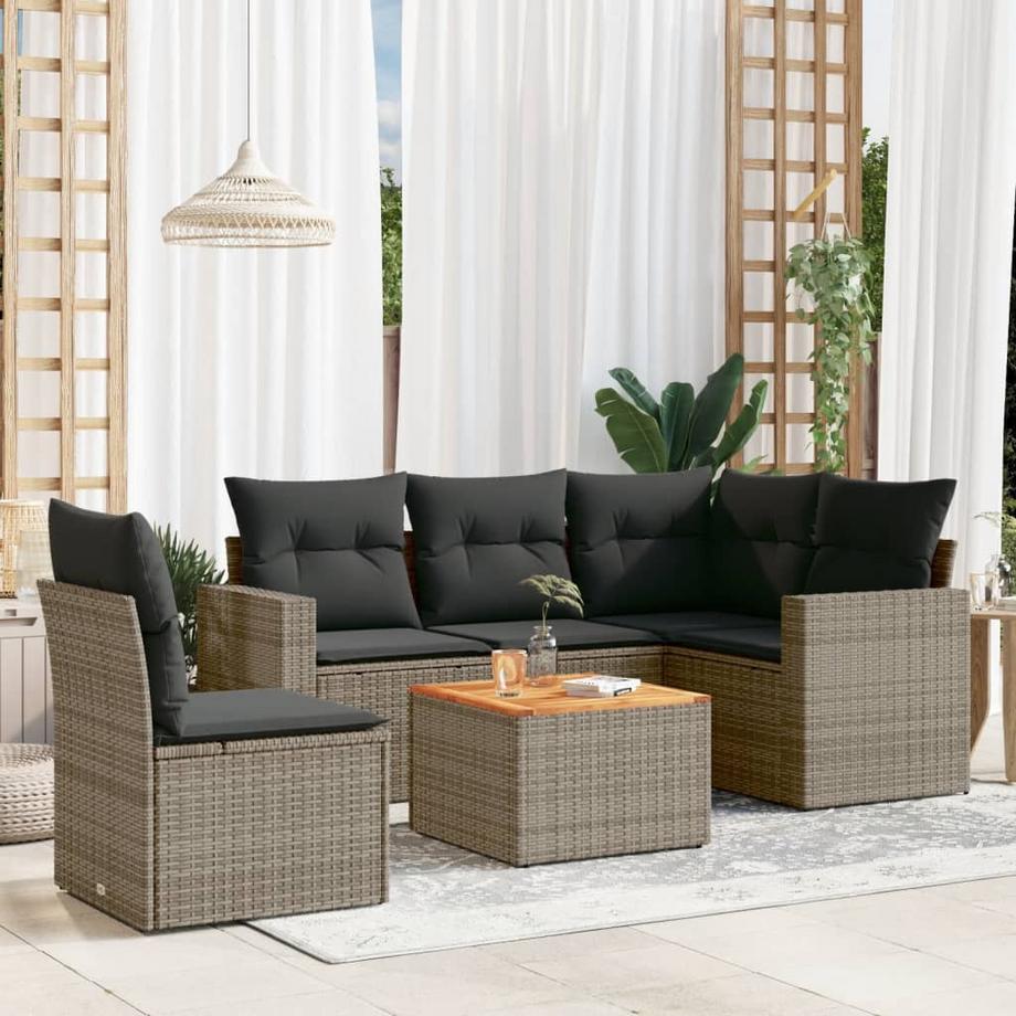 VidaXL Garten sofagarnitur poly-rattan  