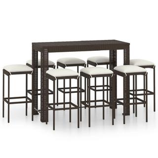 VidaXL Bar-set poly-rattan  