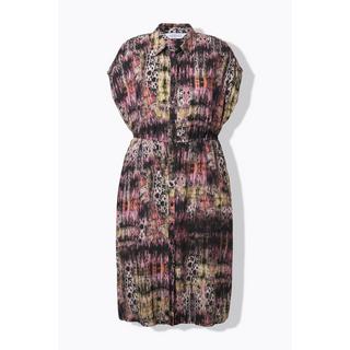 Studio Untold Midikleid A-Linie Leo Elastische Taille  