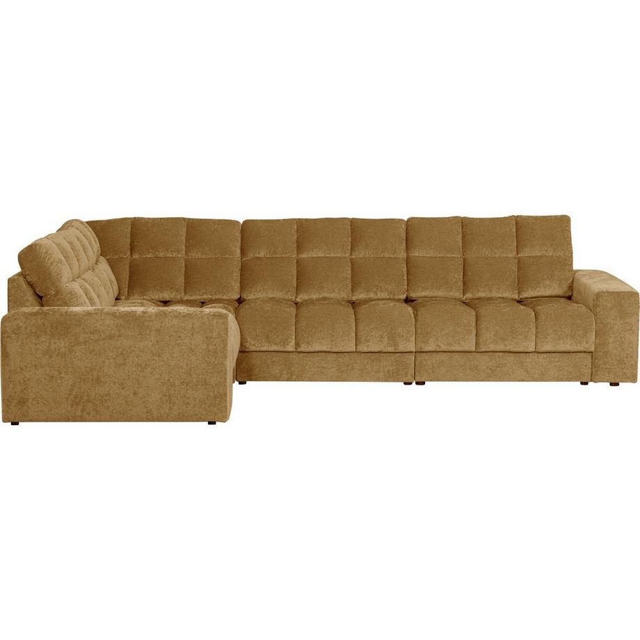 mutoni Canapé d'angle Second Date gauche Vintage Tissu or 316x212  