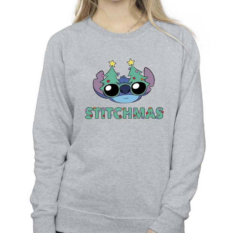 Disney Stitchmas Sweatshirt Col Rond  