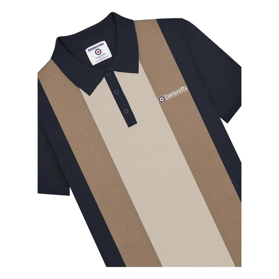 Lambretta  Polo Motiftyle Rayure Verticale 
