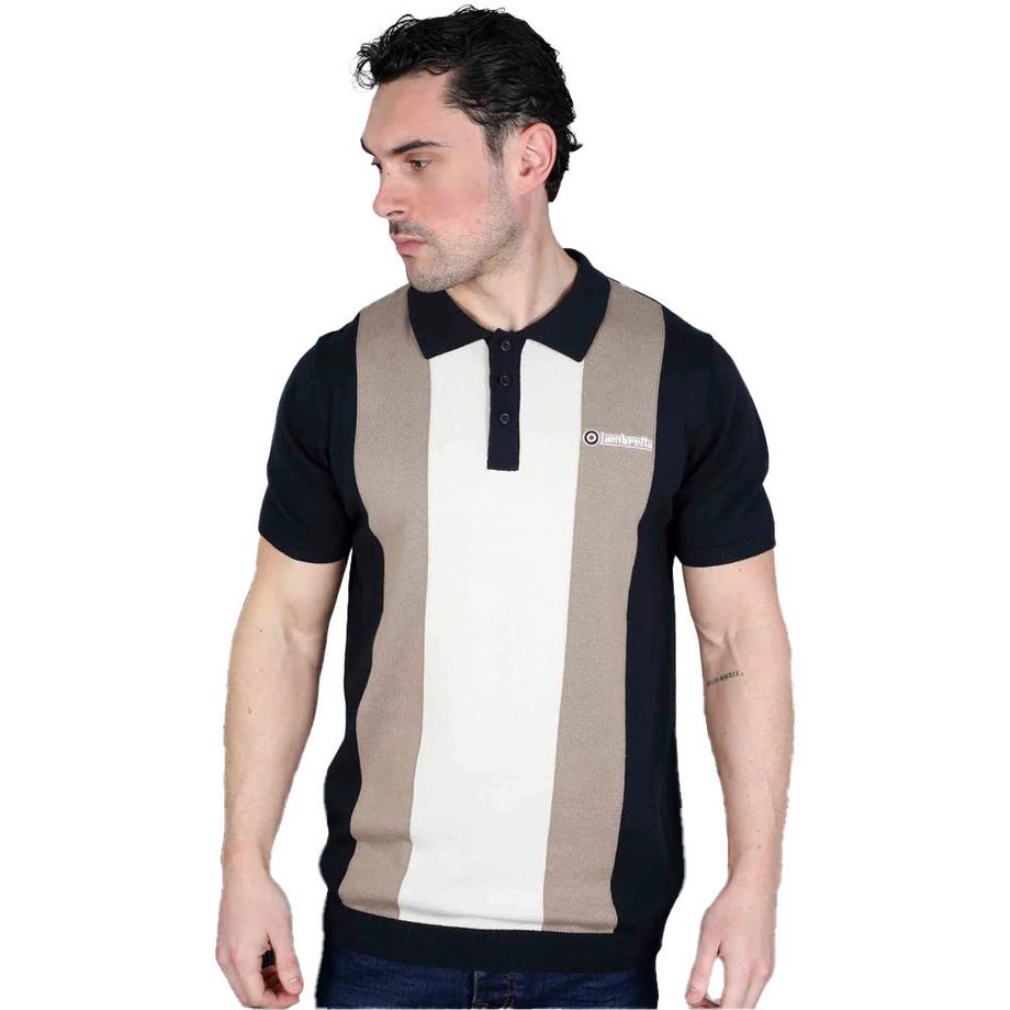 Lambretta  Polo Motiftyle Rayure Verticale 