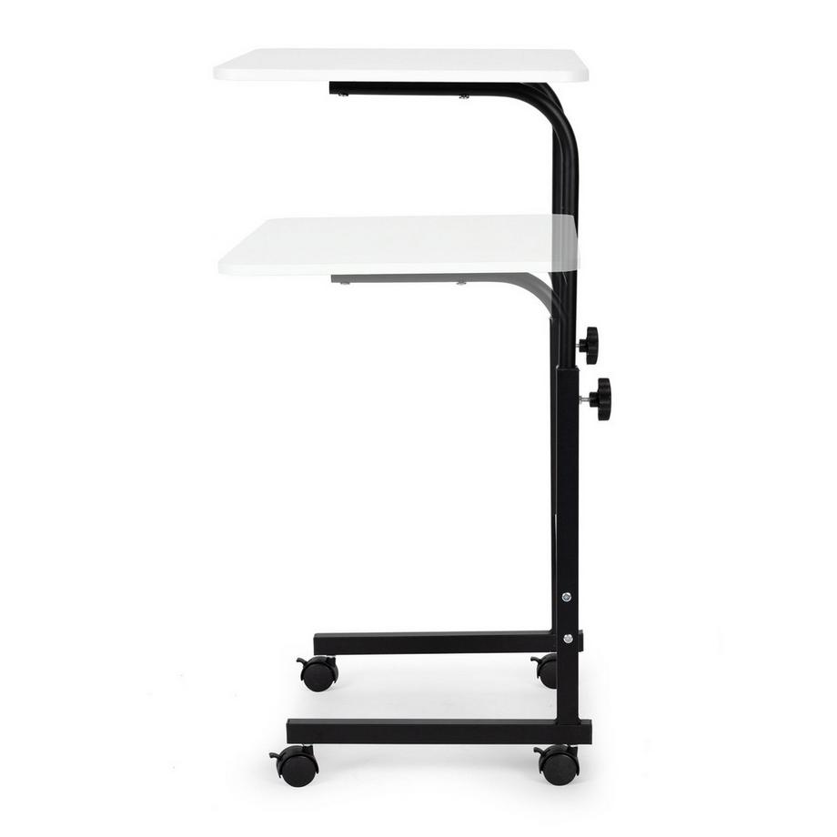 Northix Laptoptisch mit Rollen, Schreibtisch am Sofasessel befestigt –  