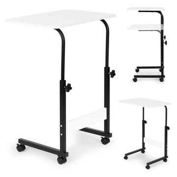 Laptoptisch mit Rollen, Schreibtisch am Sofasessel befestigt –