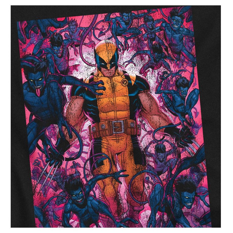 MARVEL Wolverine Nightcrawler Bedrucktes T-Shirt  