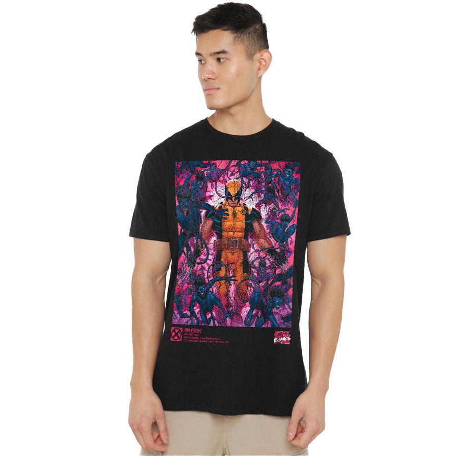 MARVEL Wolverine Nightcrawler Bedrucktes T-Shirt  