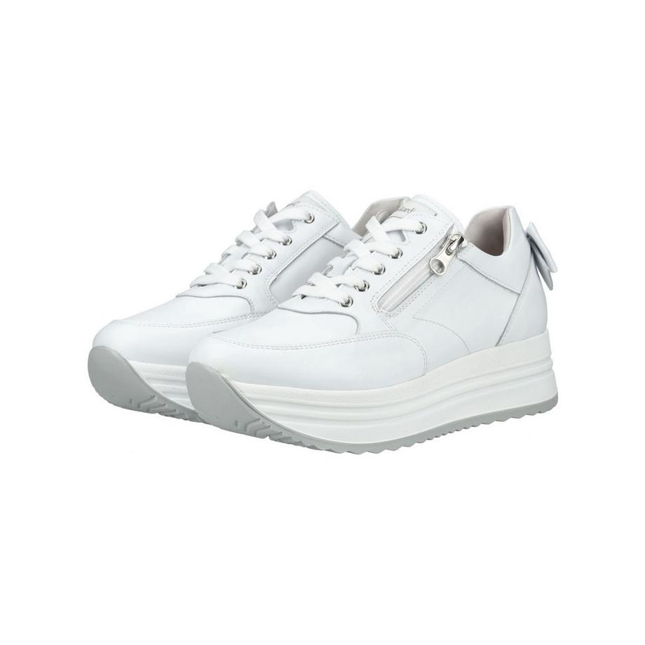 Nero Giardini Sneaker Clean avec Fermeture Éclair Latérale et Semelle Compensée  