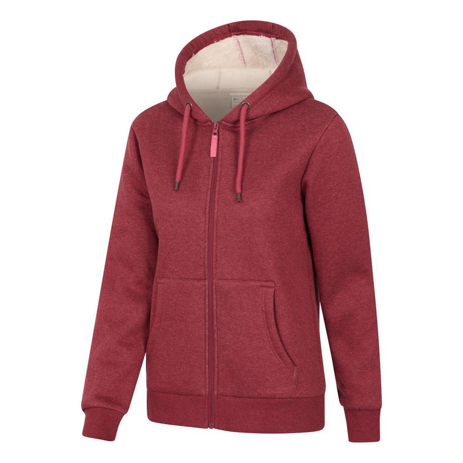 Mountain Warehouse Dalton Felpa Con Cappuccio E Zip Intera Foderata In Sherpa  