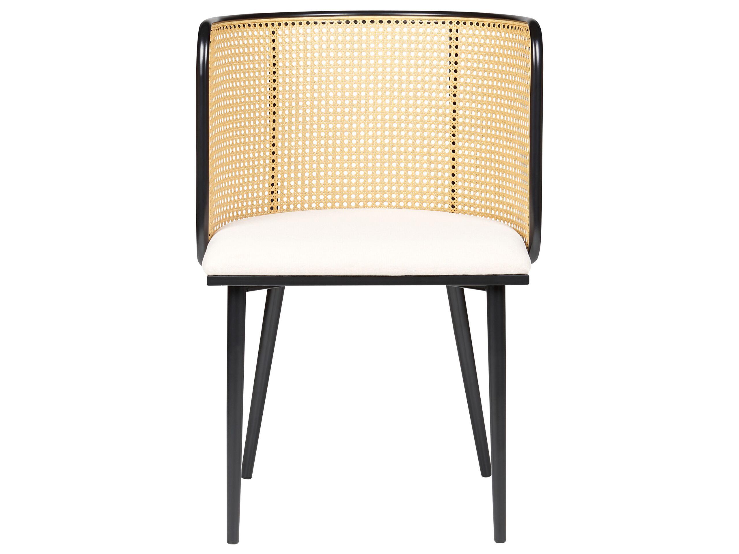 Beliani Lot de 2 chaises de salle à manger en Métal Rétro KOBUK  