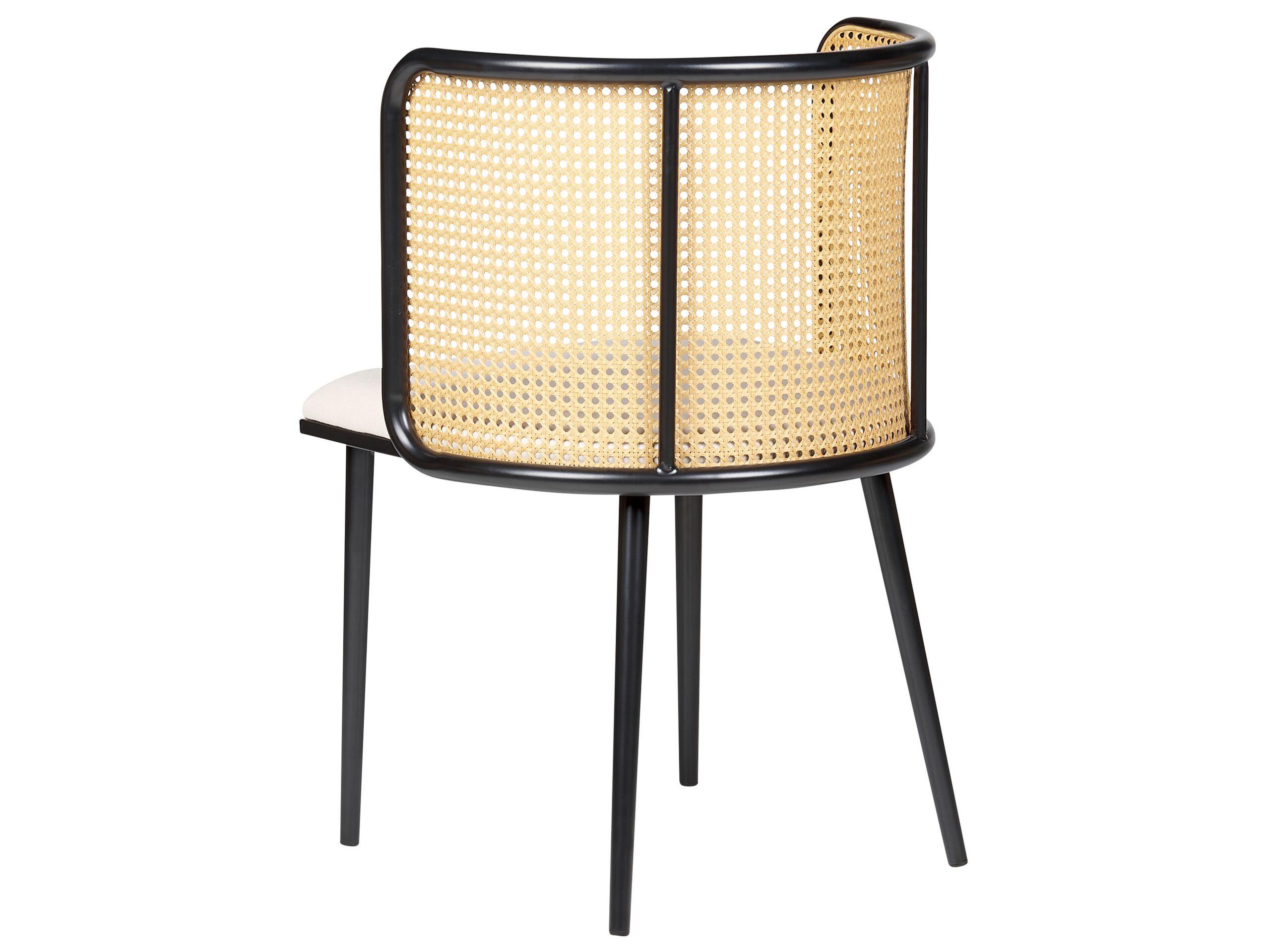 Beliani Lot de 2 chaises de salle à manger en Métal Rétro KOBUK  