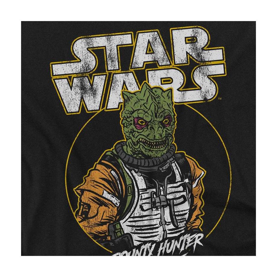 STAR WARS Maglietta Bounty Hunter For Hire Aderente  