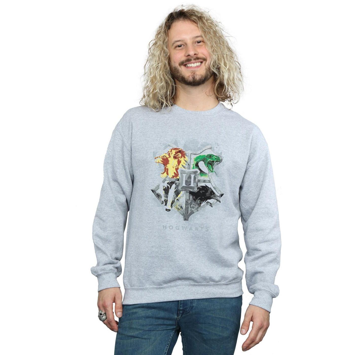 Harry Potter Hogwarts Wappen Rundhals Sweatshirt  