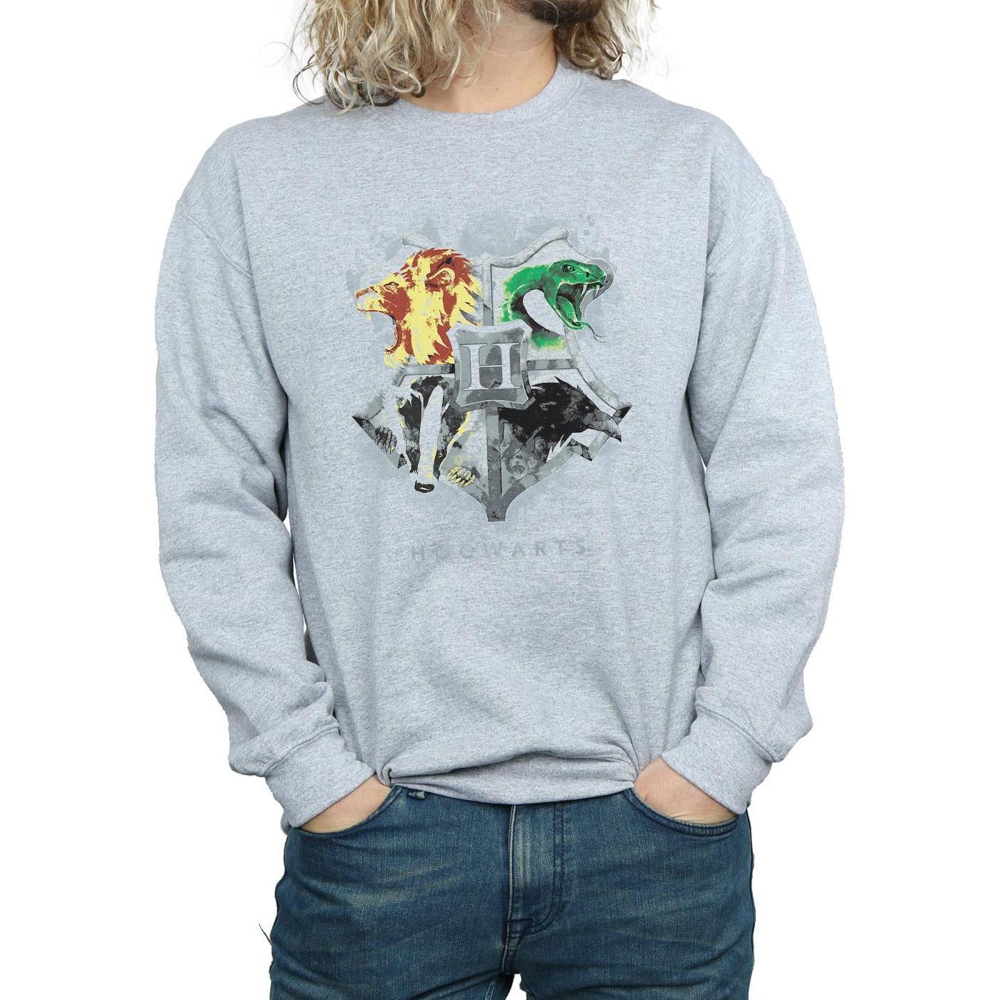 Harry Potter Hogwarts Wappen Rundhals Sweatshirt  