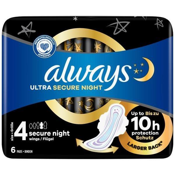 Image of always Always Nachtpads - 6er-Pack - ONE SIZE