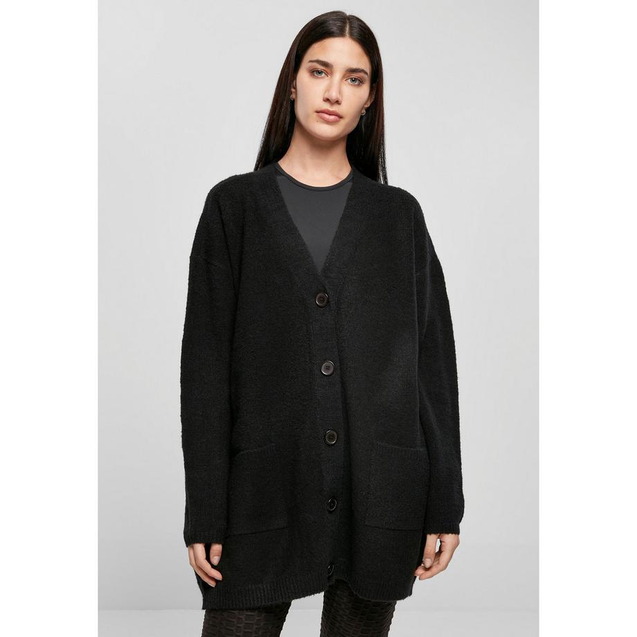 URBAN CLASSICS Chunky Fluffy Knit Cardigan  