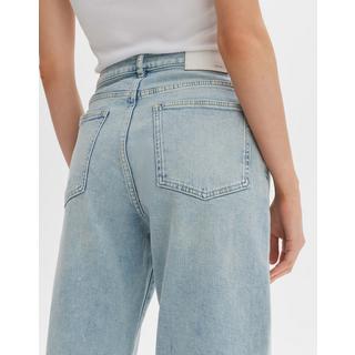 OPUS  Wide Cropped Jeans Momito fresh coupe droite 