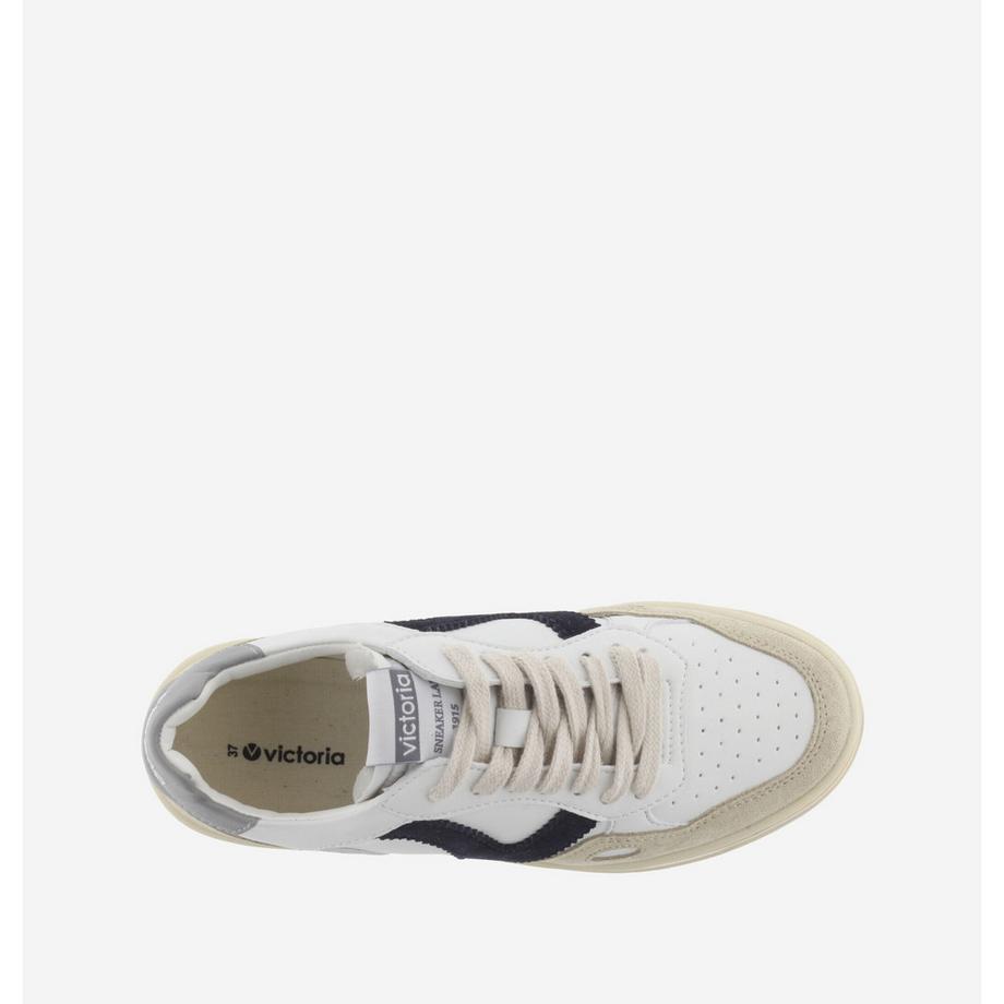 Victoria Sneakers aus Leder und Wildleder  