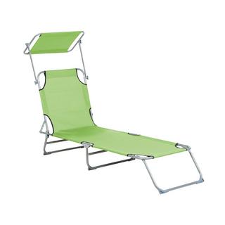 Beliani Lettino Prendisole en Acciaio Moderno FOLIGNO II  