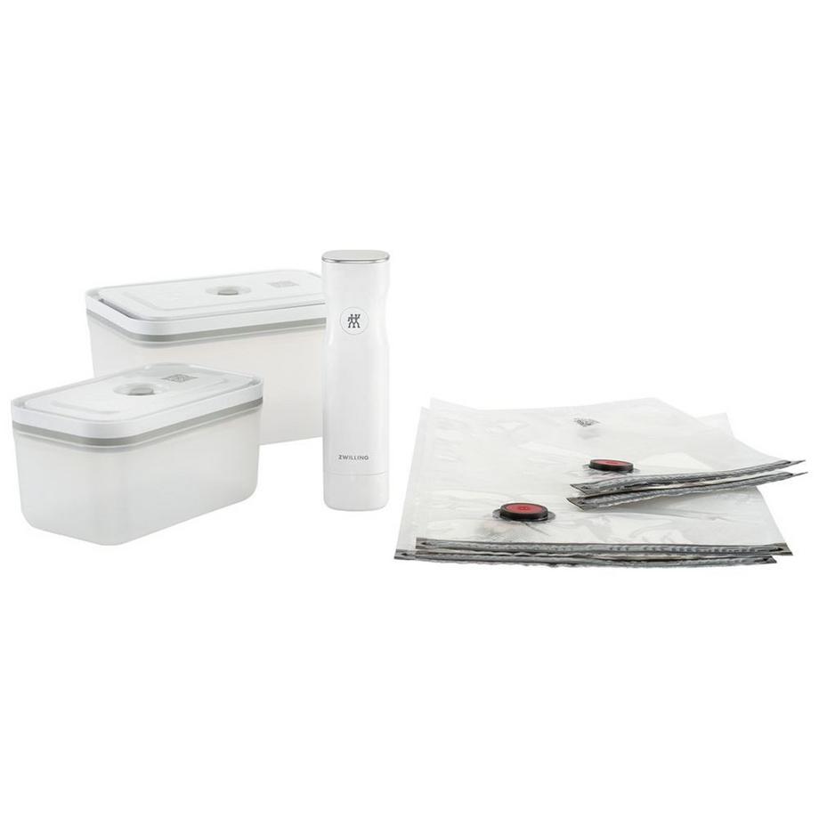 ZWILLING Vakuum Starterset, 7-tlg, Kunststoff, Box M/L  