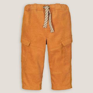 La Redoute Collections  Pantalon en velours côtelé doublé jersey 
